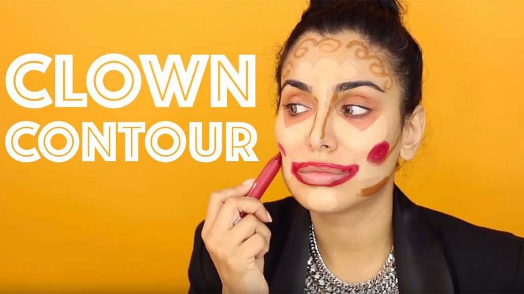 Nuova tendenza cosmetica – La tecnica del clown contouring