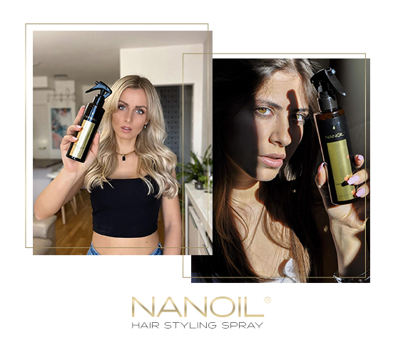 nanoil hair styling spray